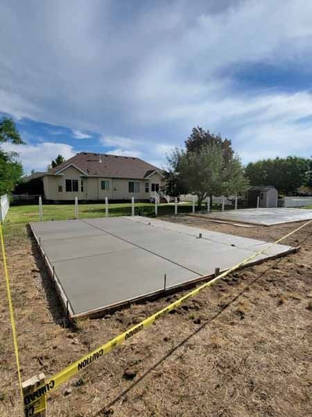 concrete patio