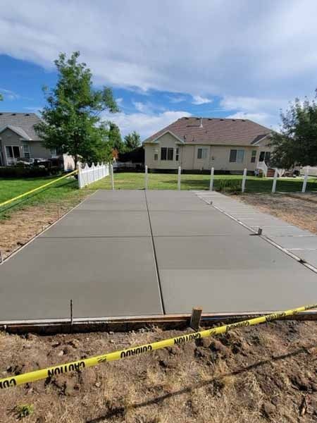 concrete patio