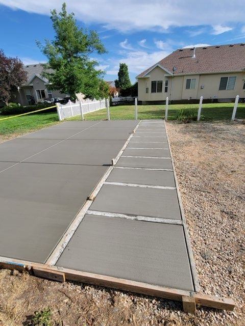 concrete patio