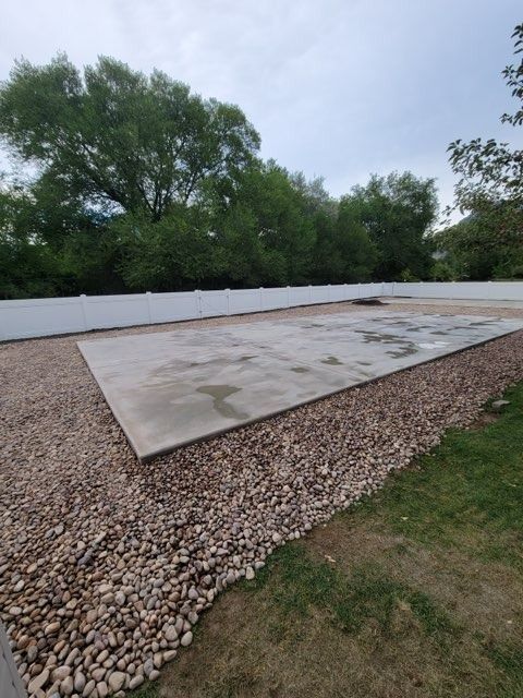 concrete patio