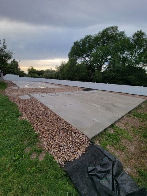 concrete patio