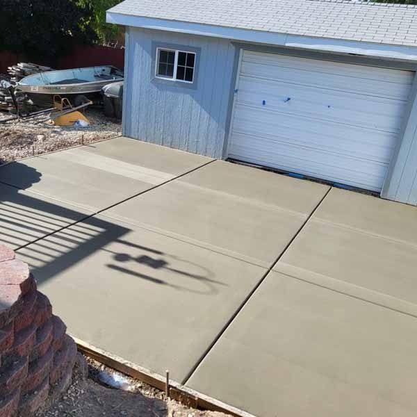 concrete patio