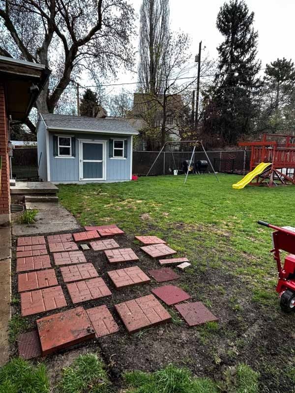 concrete patio