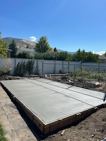 concrete patio