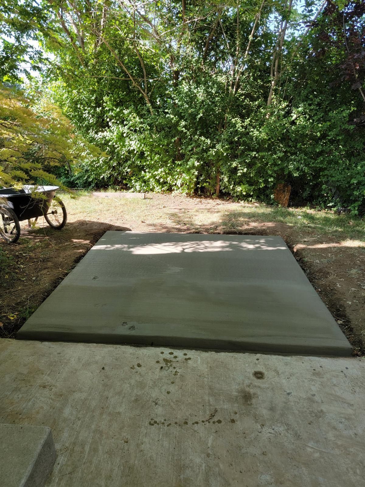 concrete patio