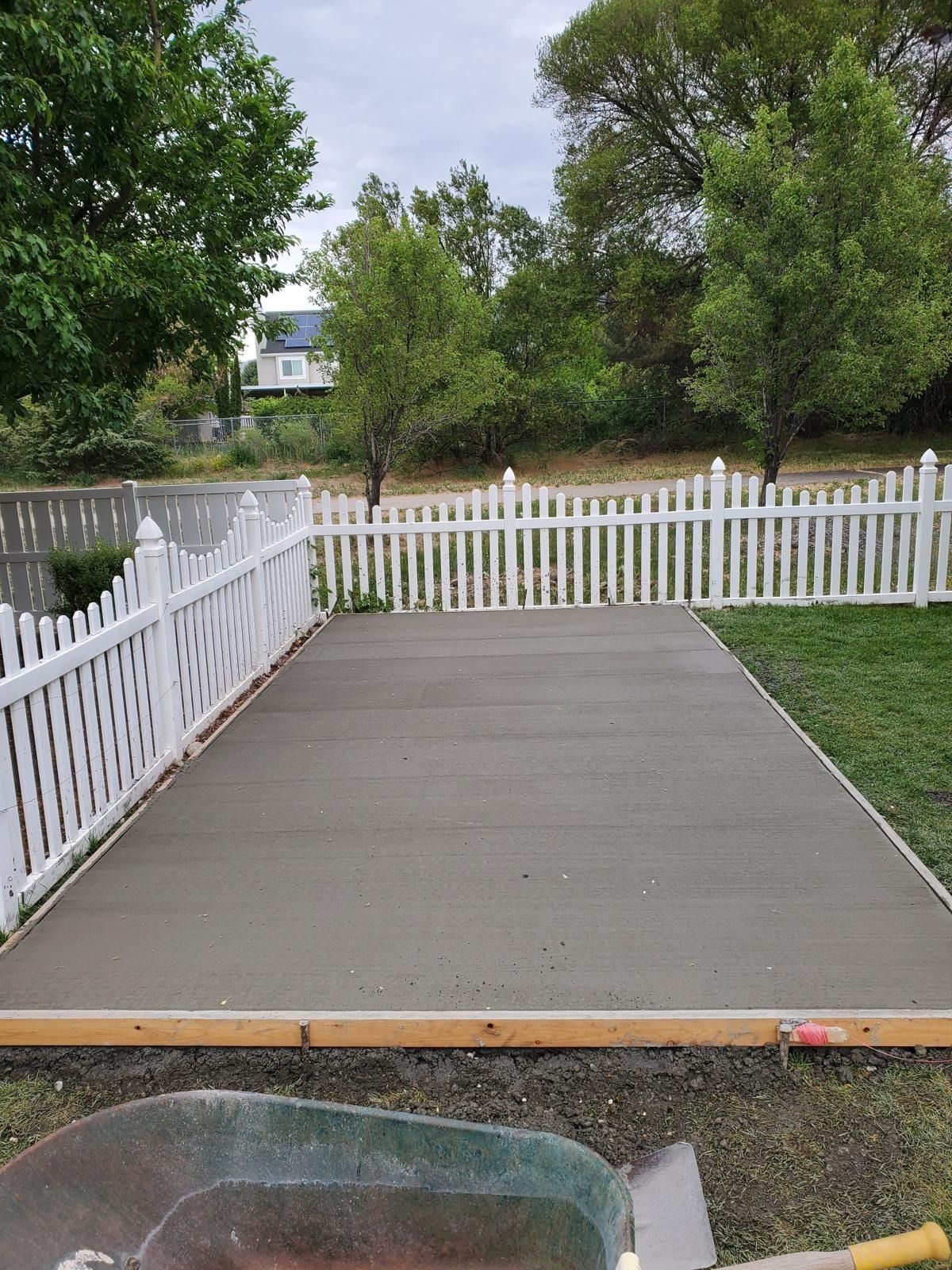 concrete patio