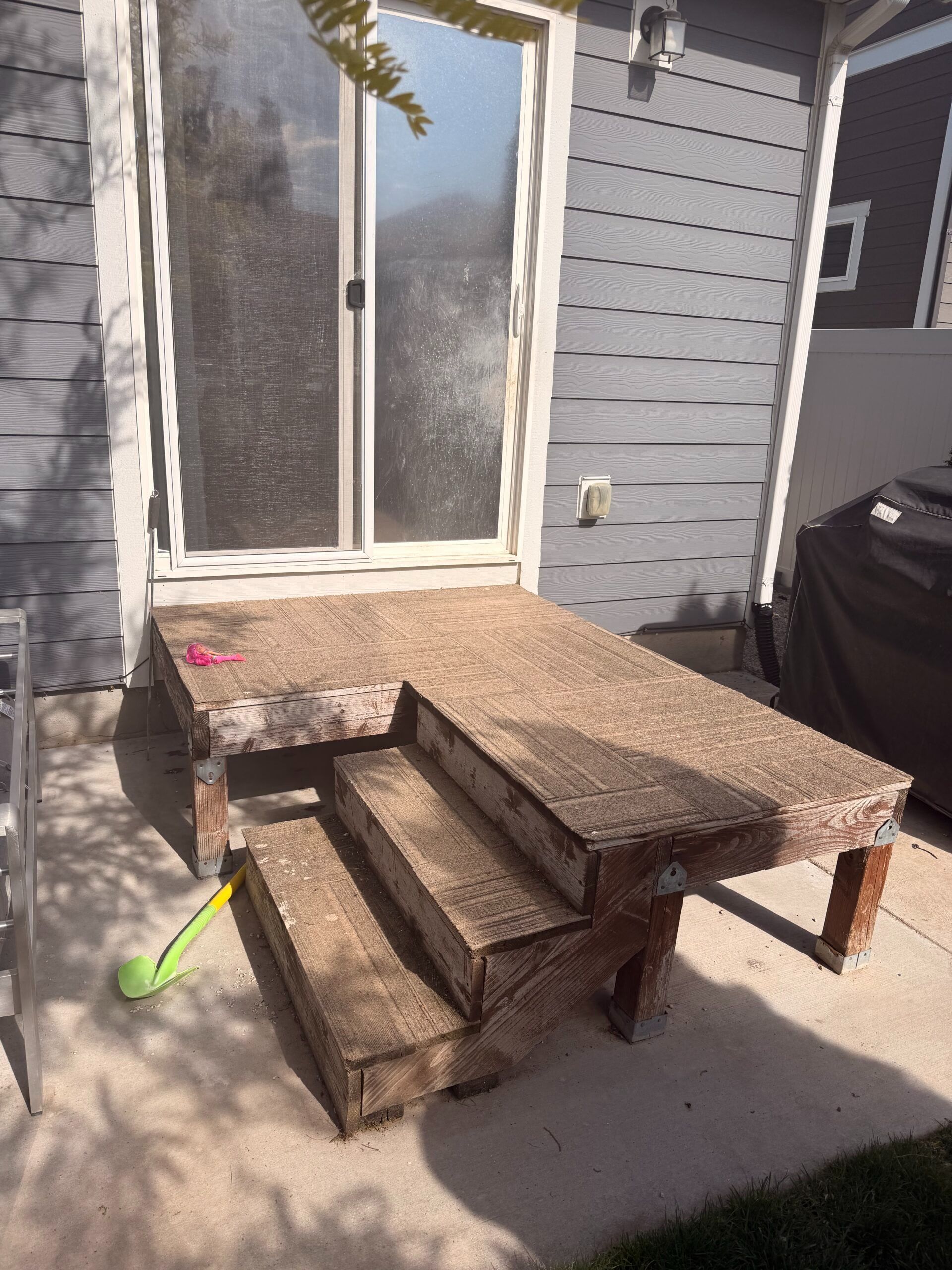 concrete patio
