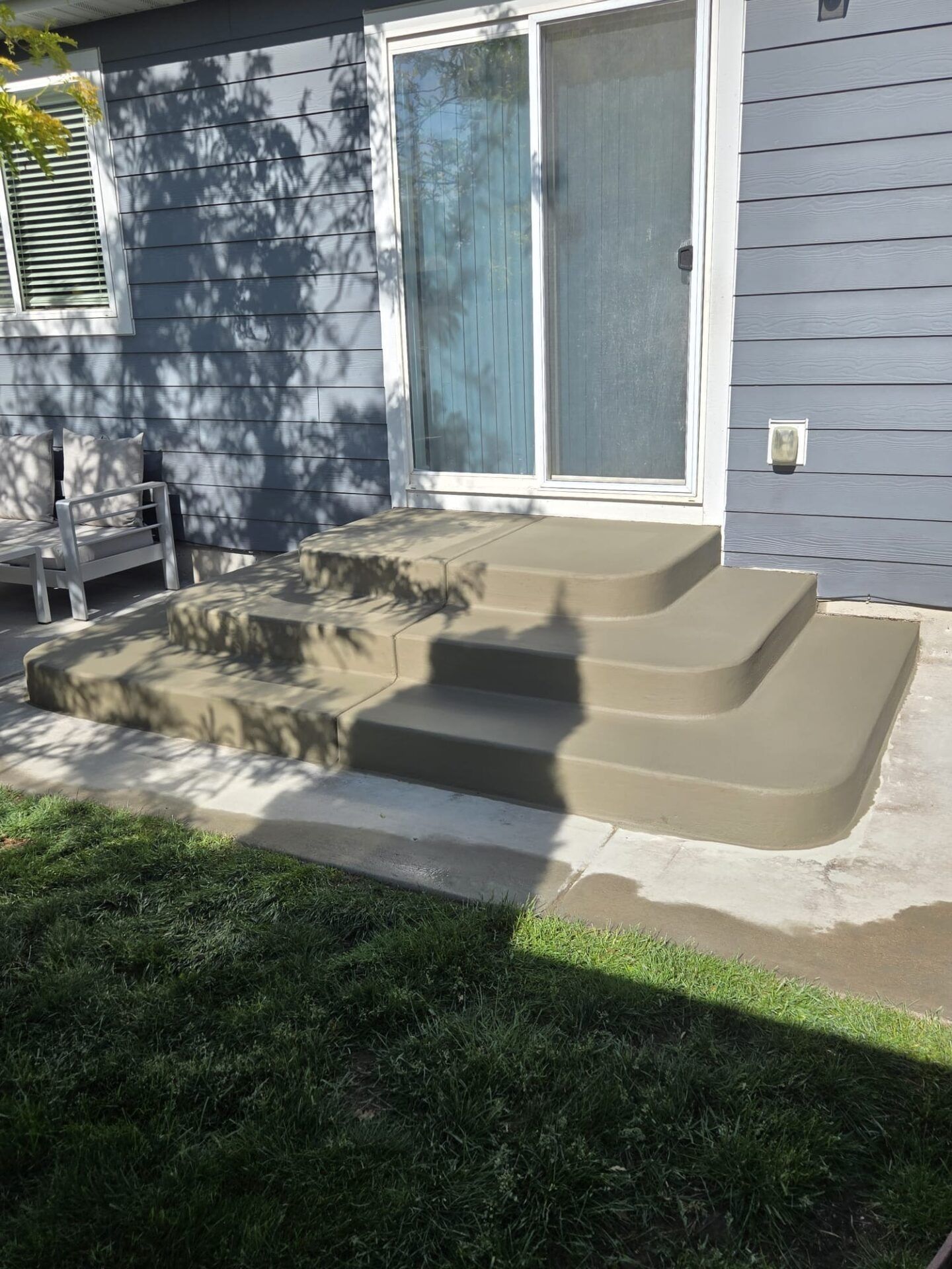 concrete patio