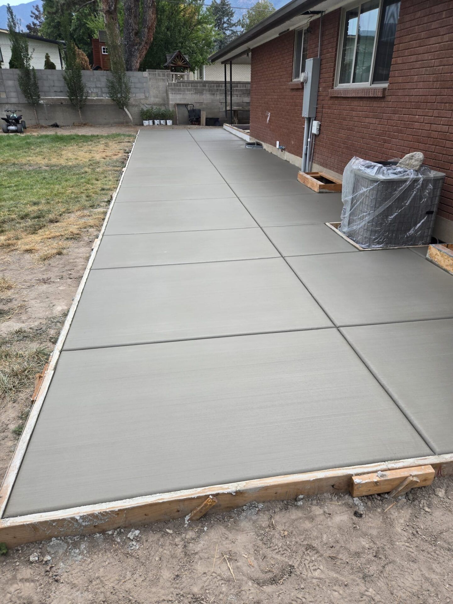 concrete patio
