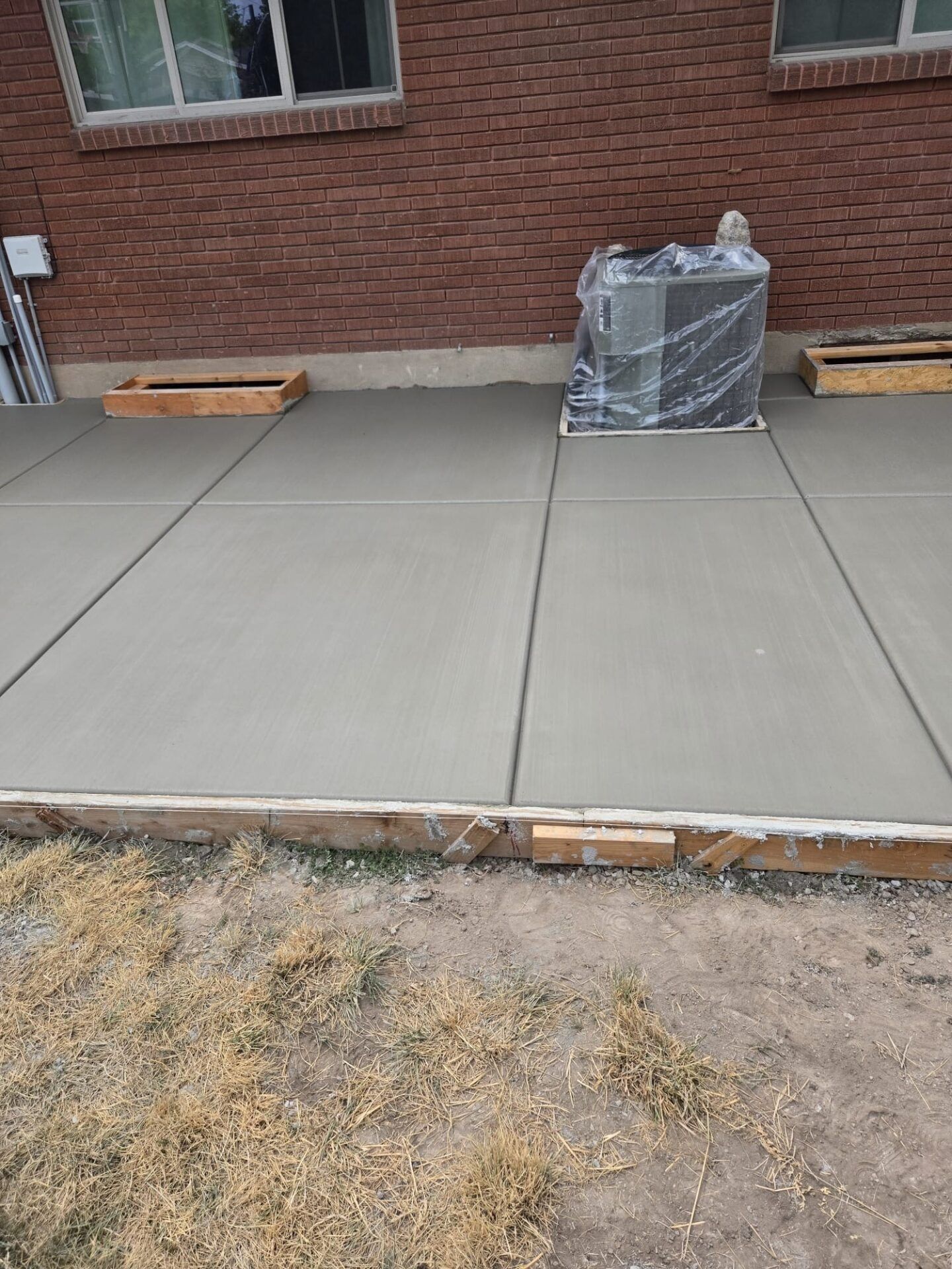 concrete patio