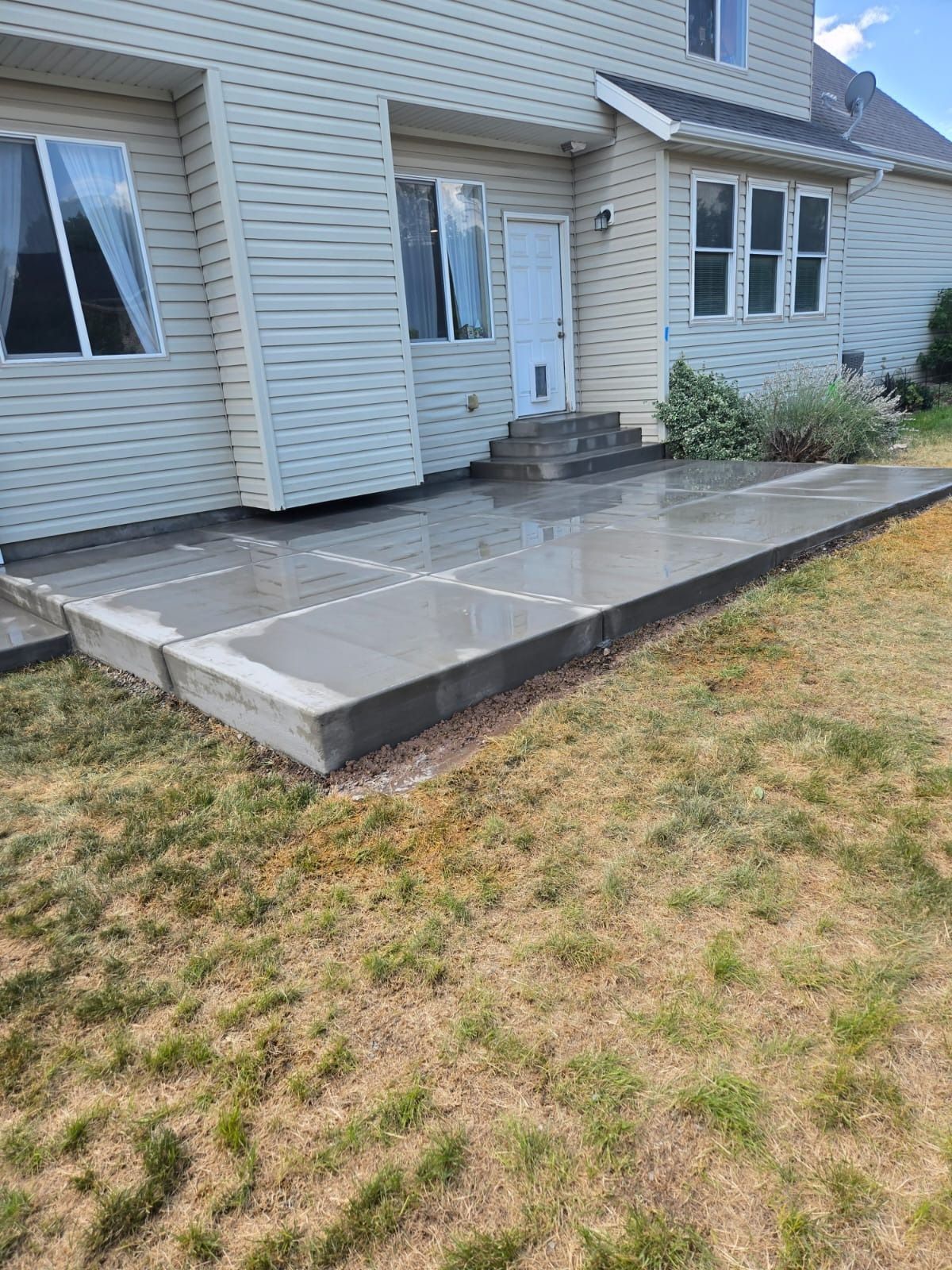 concrete patio