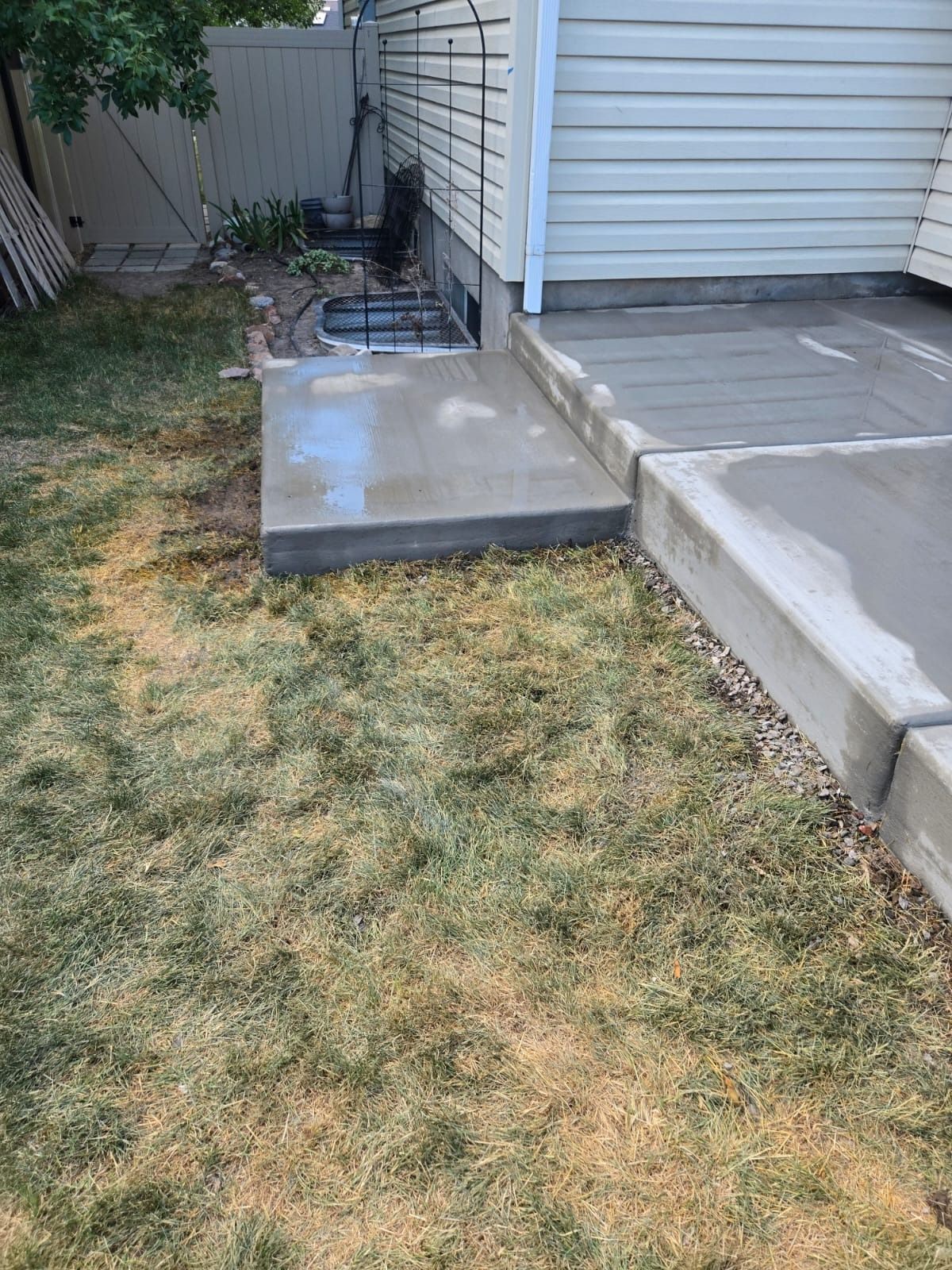 concrete patio