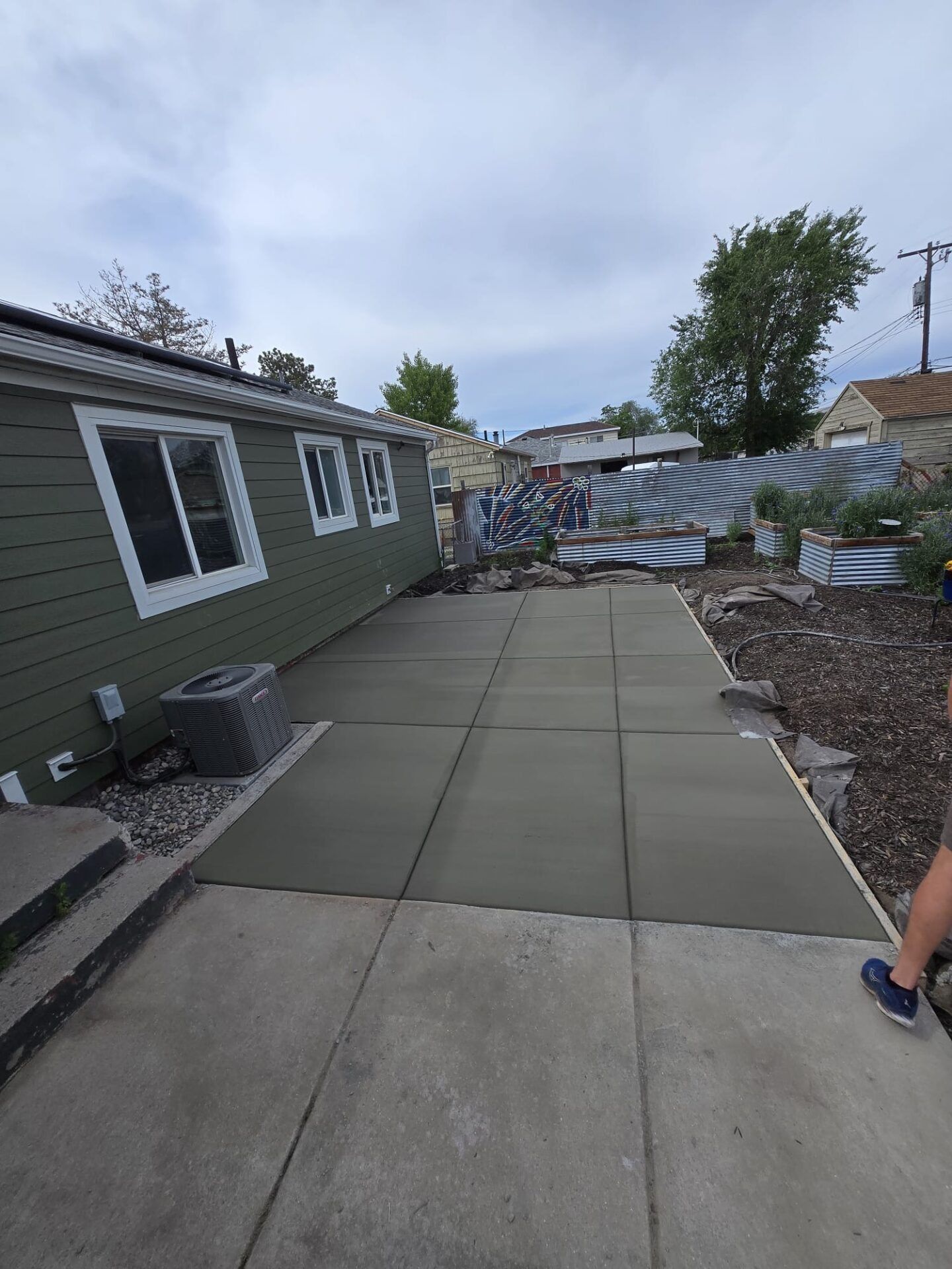 concrete patio