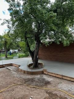 concrete patio