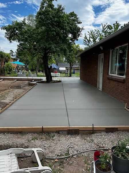 concrete patio