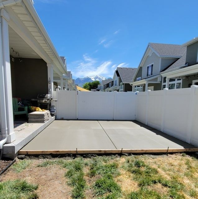 concrete patio