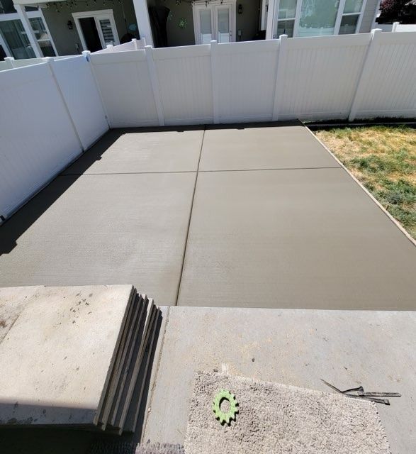 concrete patio