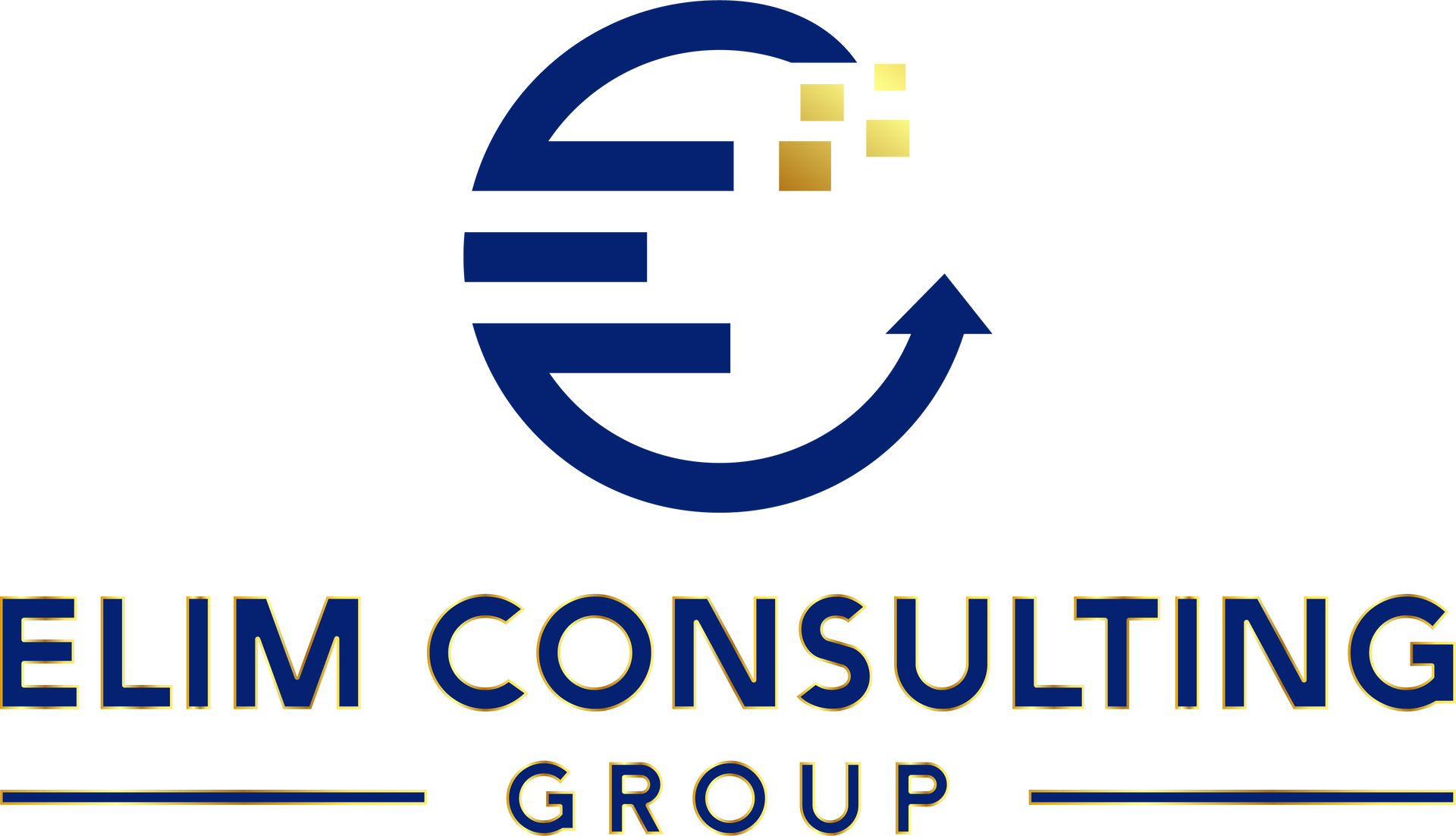Logo for Elim Consulting Group, featuring a blue