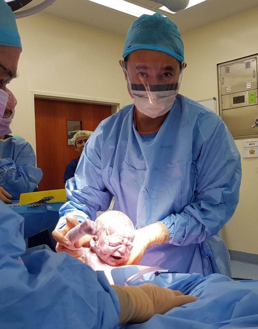 Delivering Baby — Bruce ACT — Dr. Sim Hom Tam