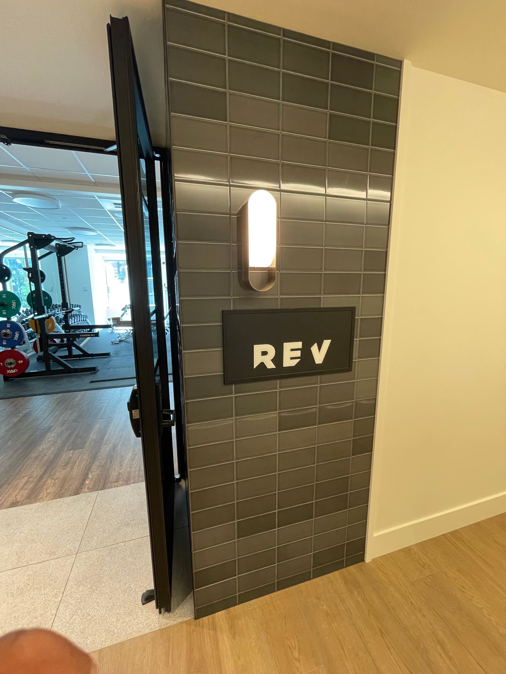 Entryway to a gym