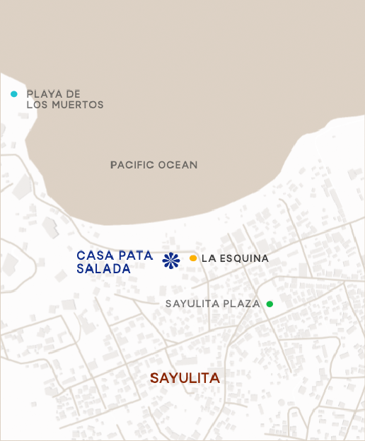 Sayulita detail map