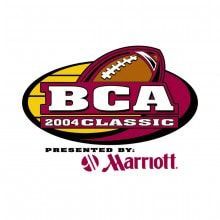 BCA 2004 Classic football logo with Marriott sponsor text on white background