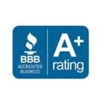 Bbb accredited business a+ rating logo