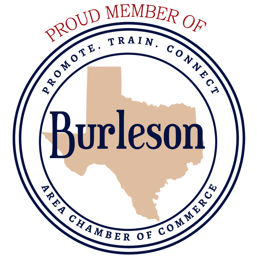 A proud member of burleson area chamber of commerce logo