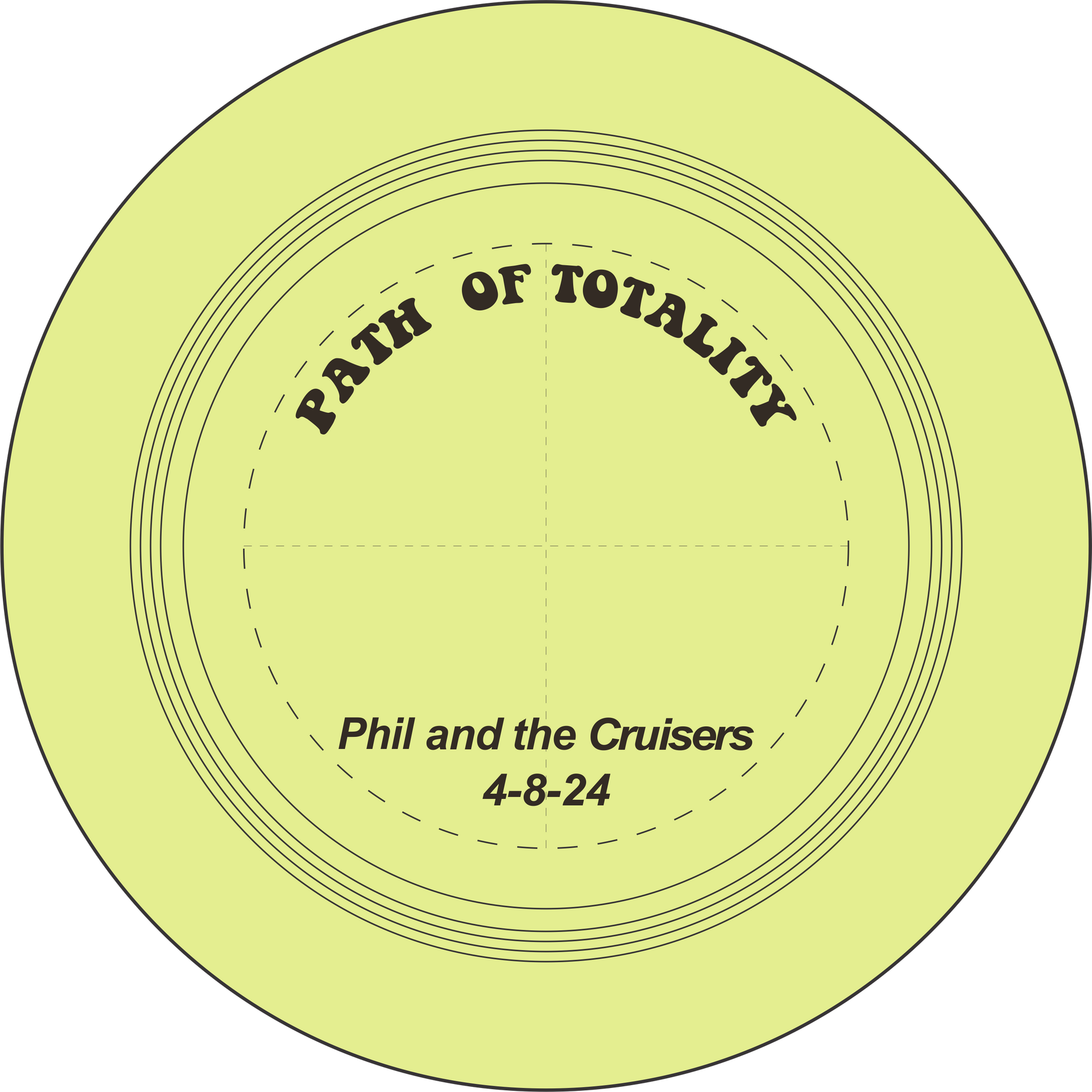 Eclipse Frisbee - Path of Totality