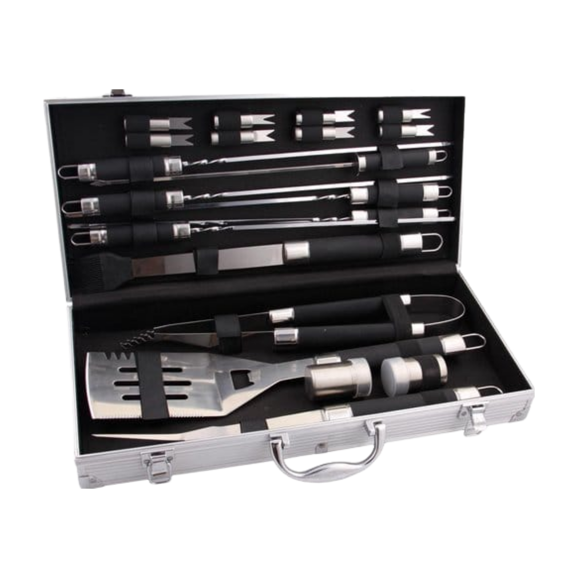 BBQ tool set 20 delig met grillspatel tang en accessoires – complete grillset voor barbecue