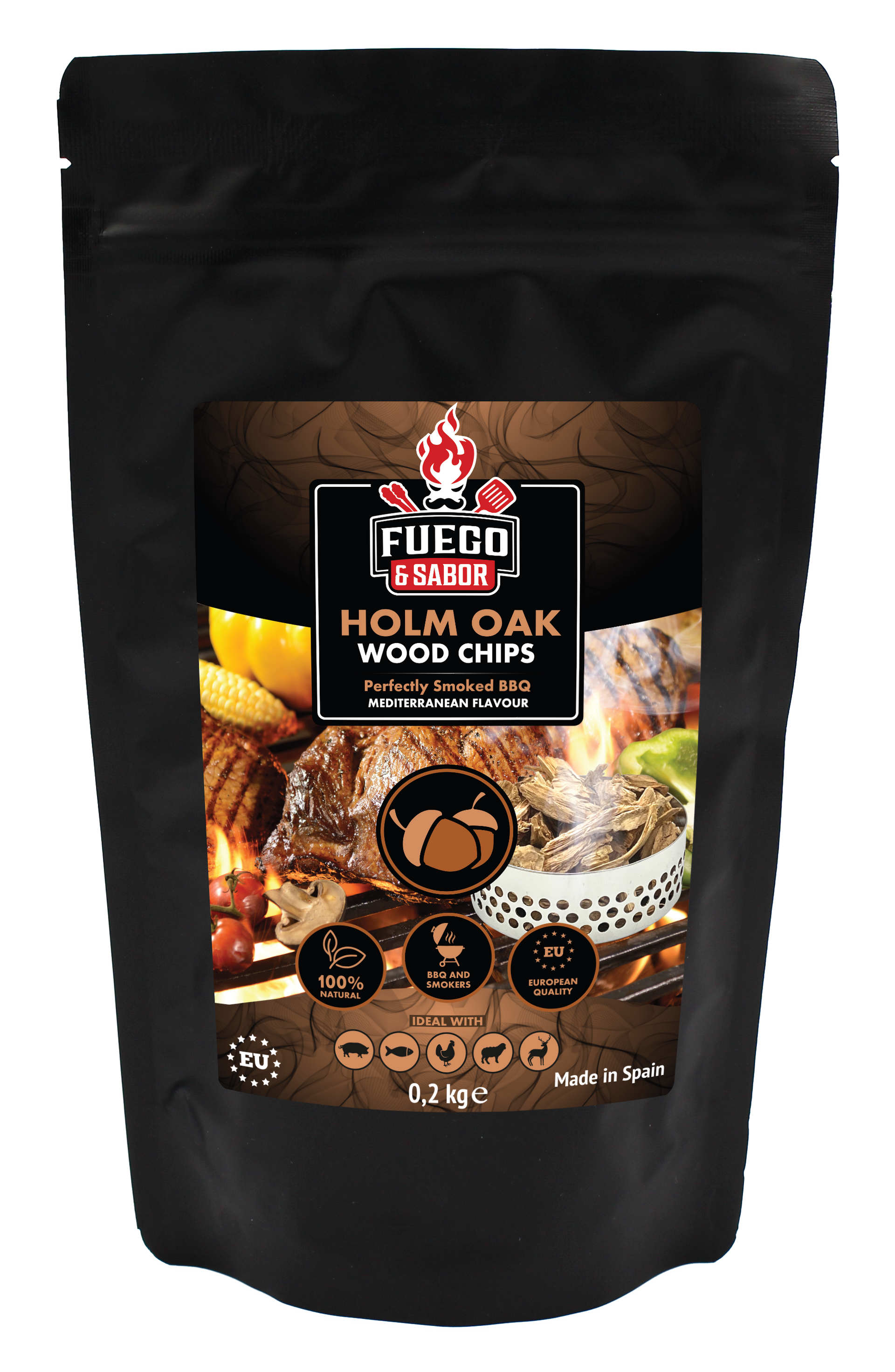 F&S Steeneik rookchips N°3 - 200g