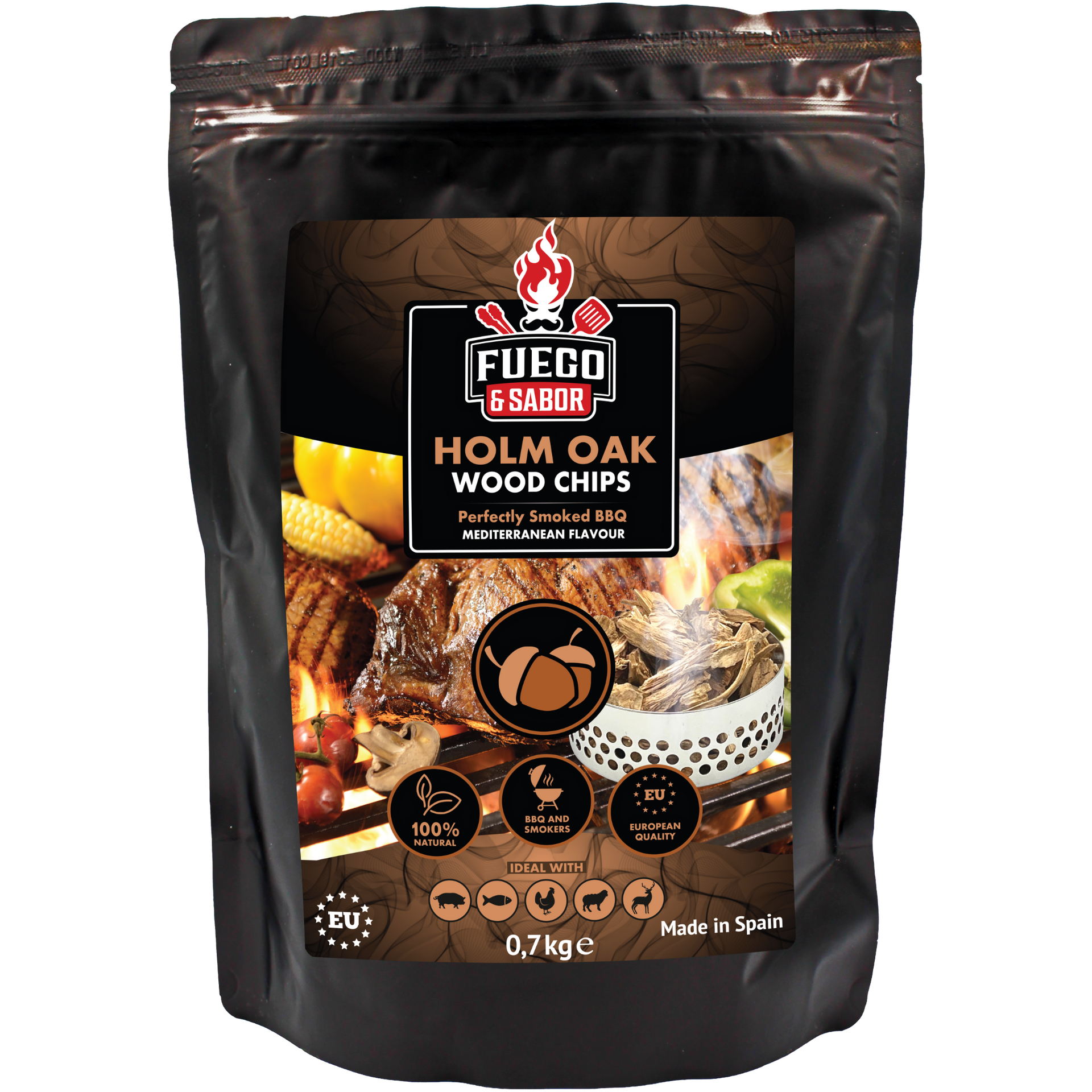 F&S Steeneik rookchips N°3 - 700g