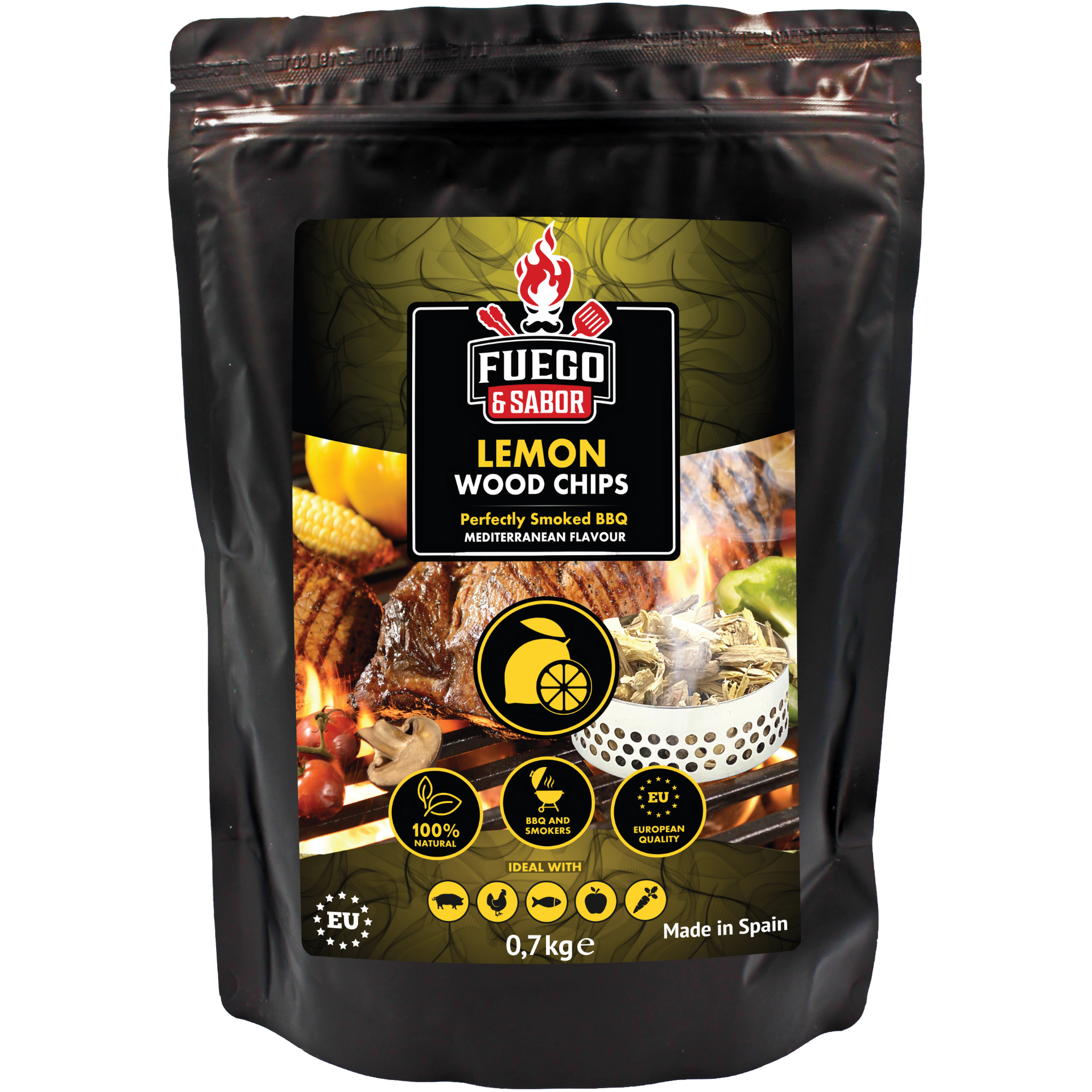 F&S Citroenhout Rookchips Nº3 - 200g