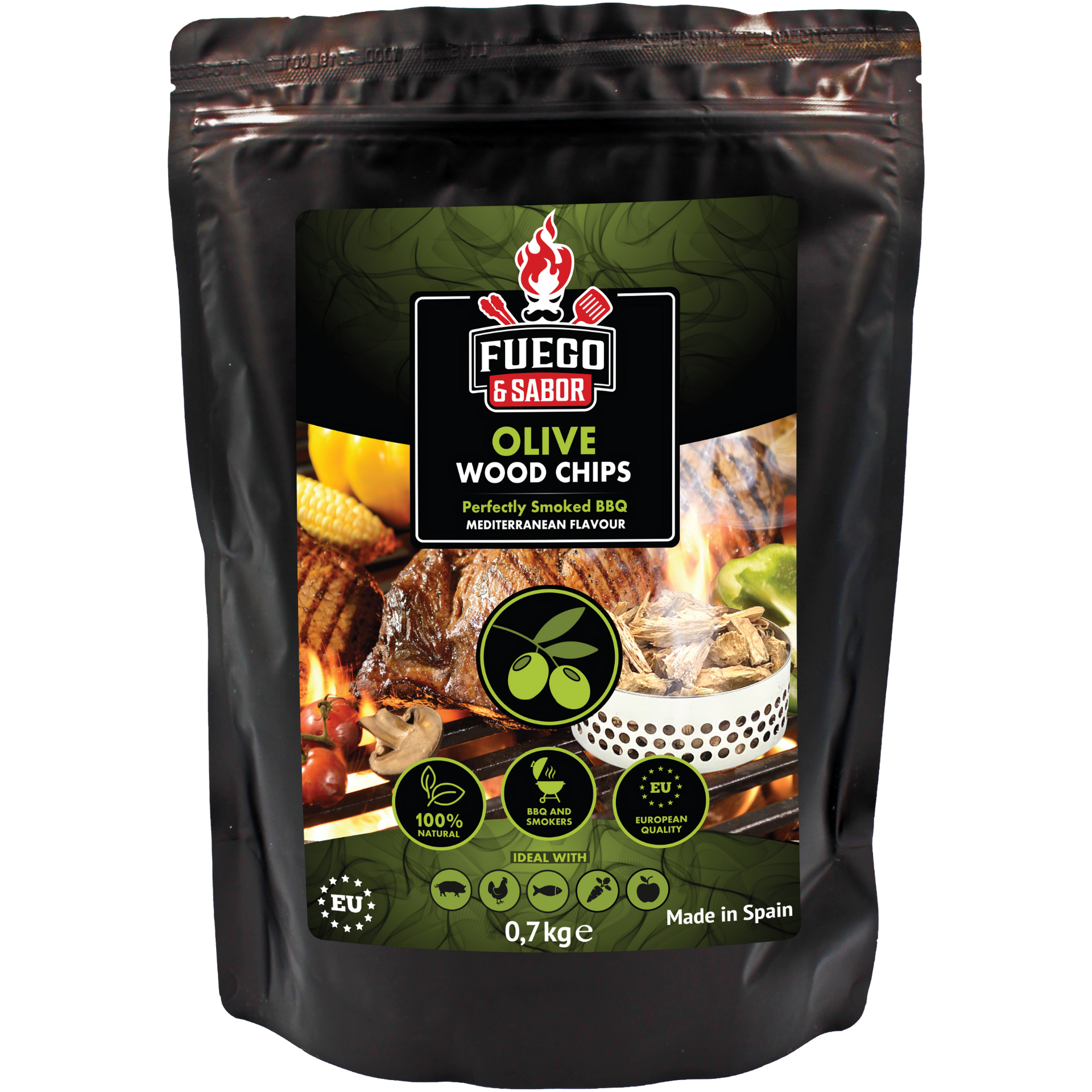 F&S Olijfhout Rookchips Nº3 - 700g
