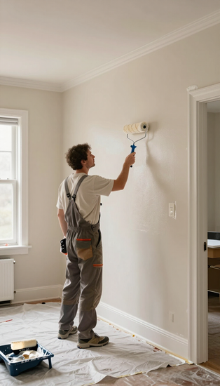 Installazione di pareti in cartongesso in cantiere