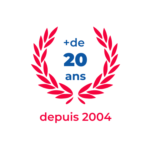 Une couronne de laurier avec le numéro 20 dessus