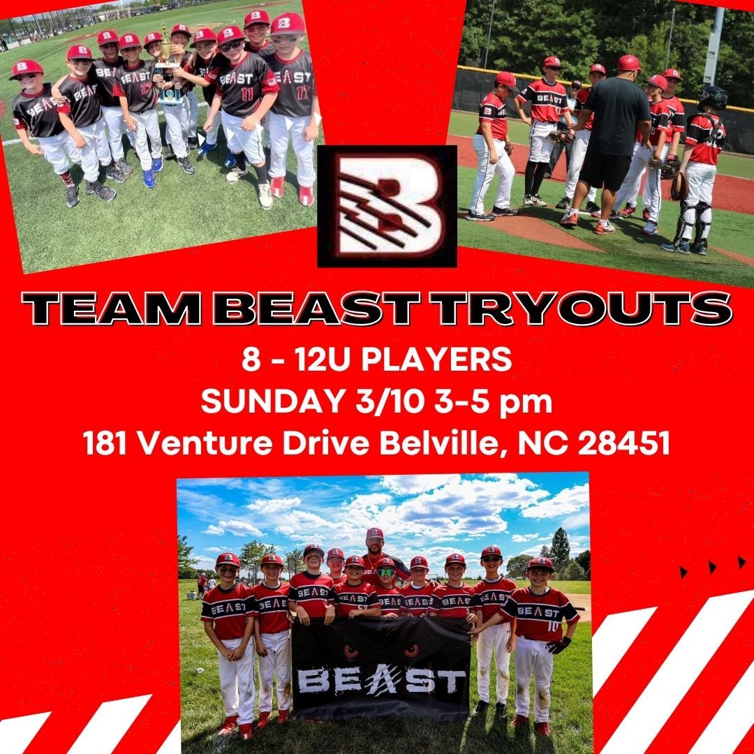 Youth Baseball Belville, NC BEAST North Carolina