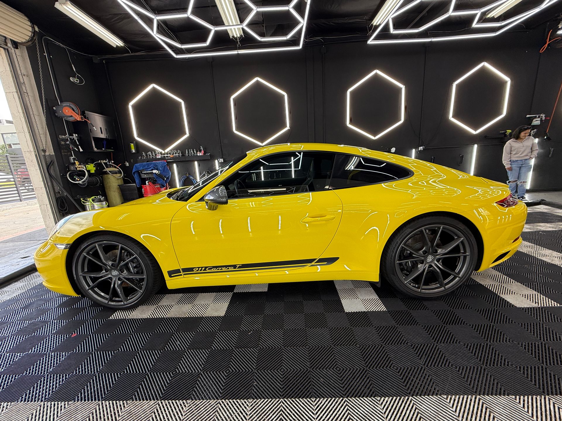 Ceramic Coating yellow car