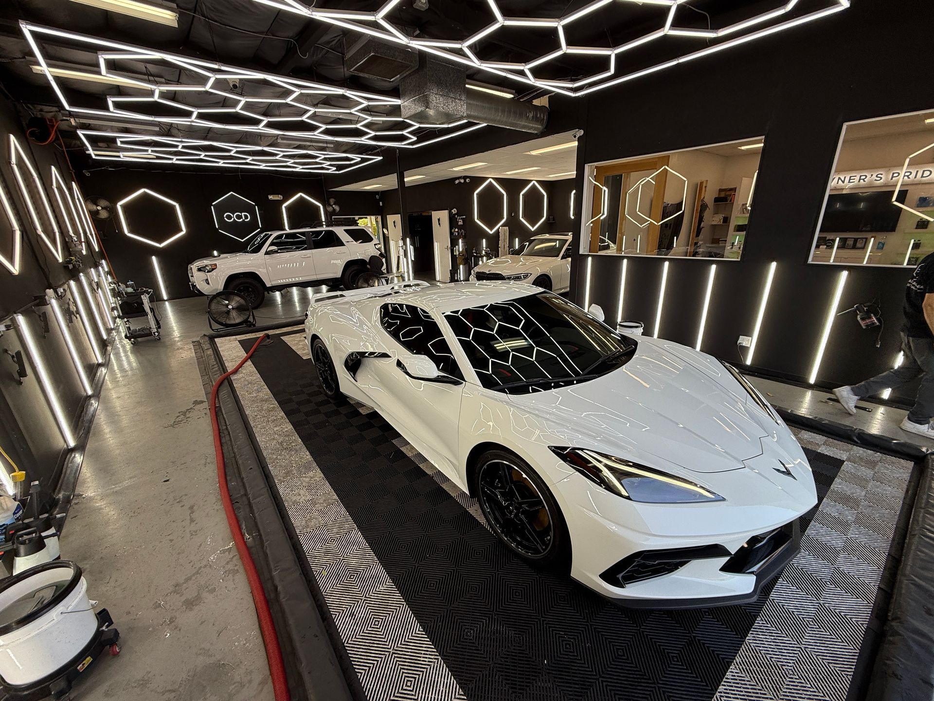 Paint protection film on luxury cars