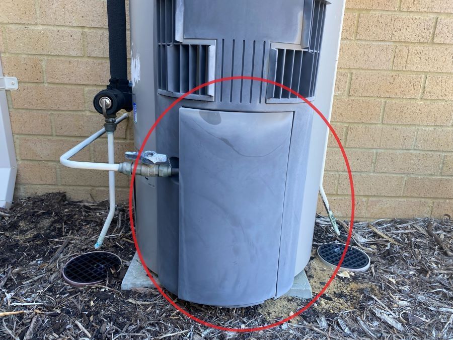 gas hot water cover
