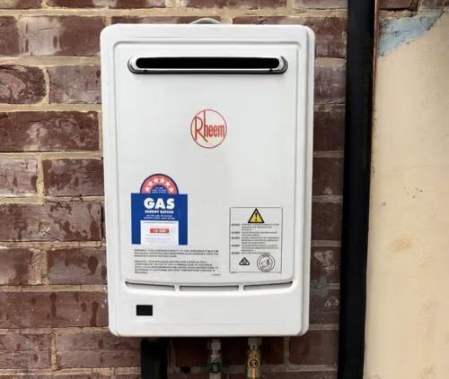 new hot water installation semaphore