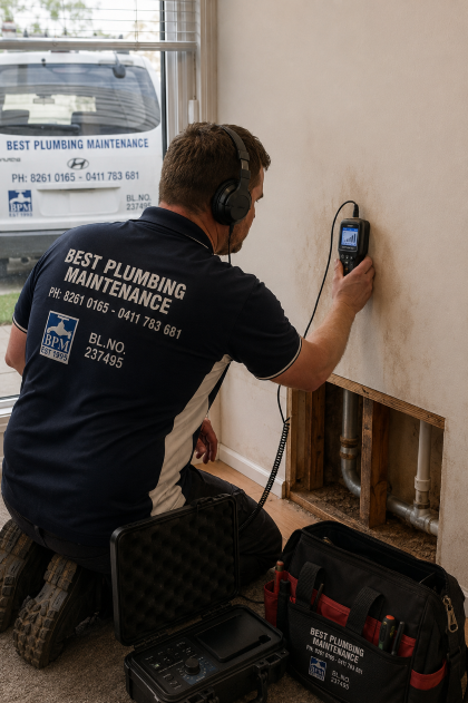 Plumber leak detection adelaide