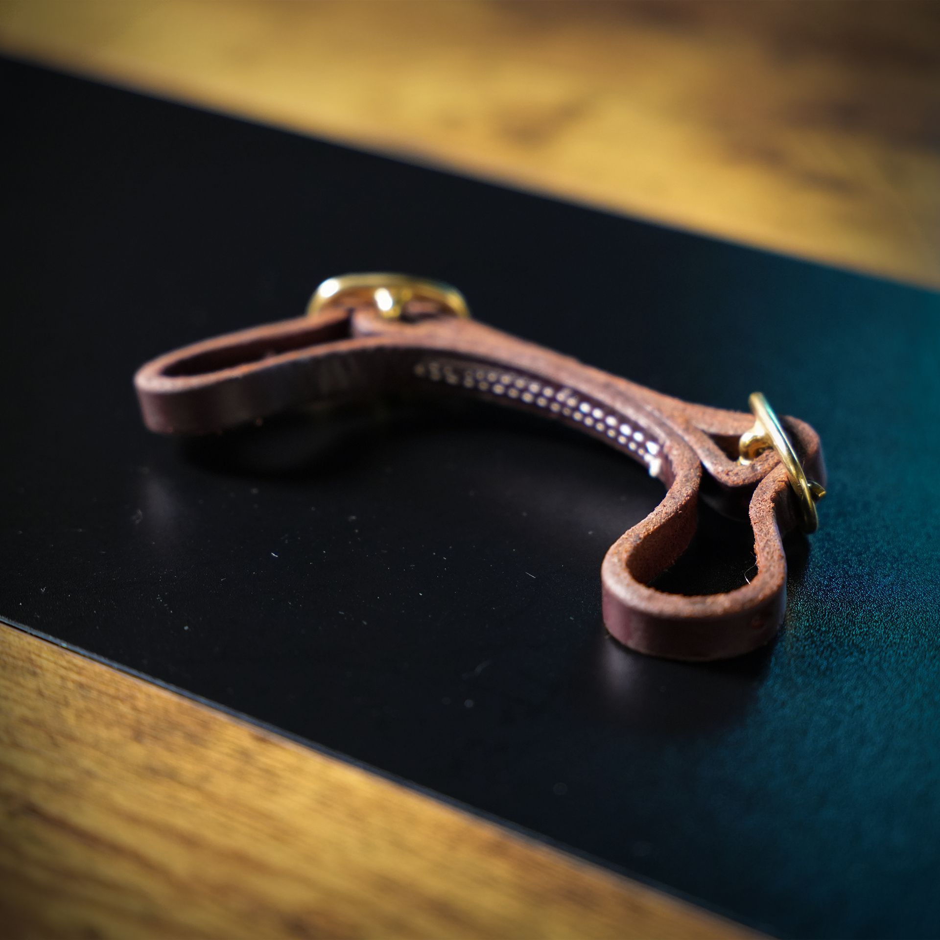 Rock Solid Brass Curb Strap