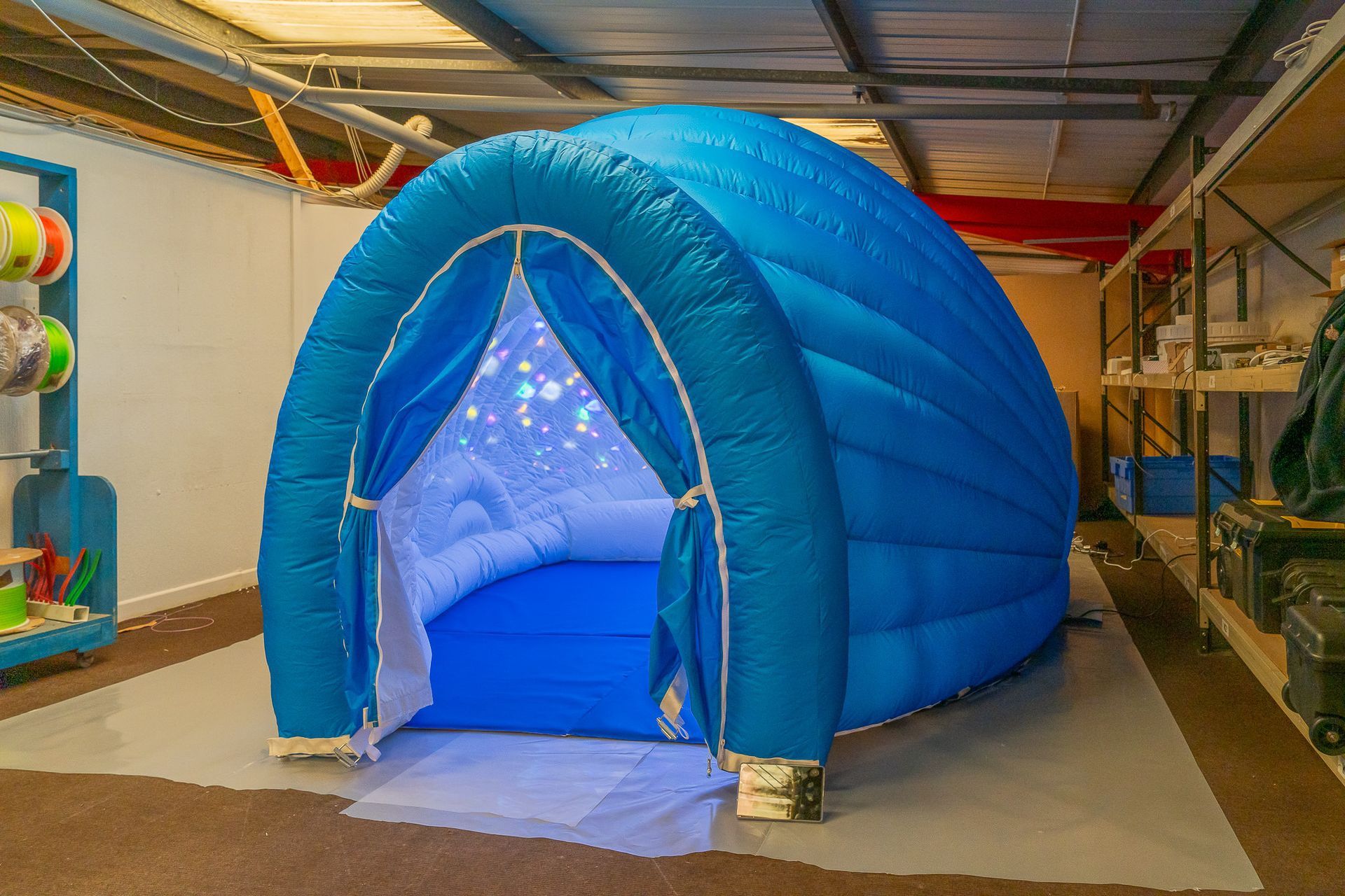 Ambispace Sensory Igloo with accessible entry for fibre-optic sensory space