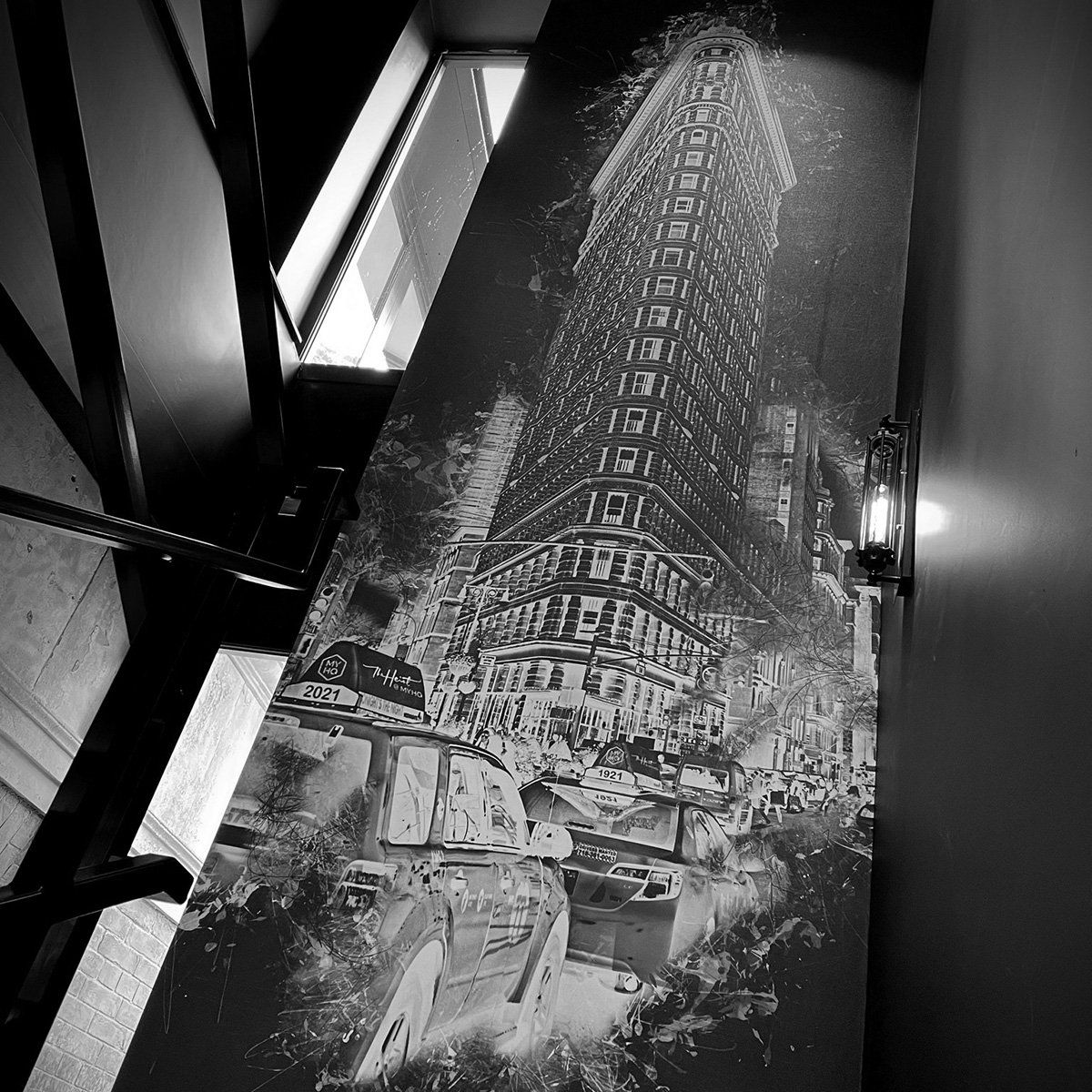 MyHQ Flat Iron Mural. done@dzinr.com