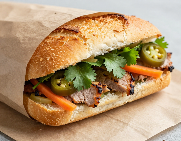 Bánh Mì — crackly Vietnamese sandwich