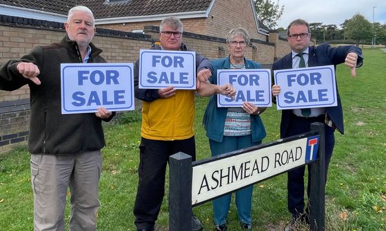Dave Hodgson helped our campaign to stop the council from building on land off Ashmead Road