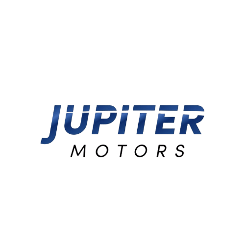 Logo for Jupiter Motors, featuring the word