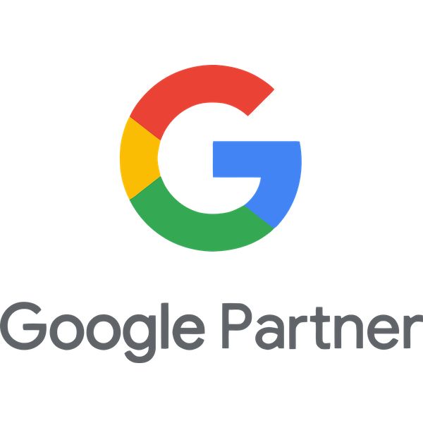 The Google Partner logo featuring the multicolored Google G icon above the text