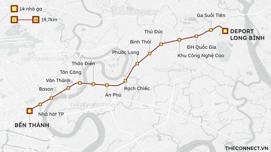 Ho Chi minh metro 1 system